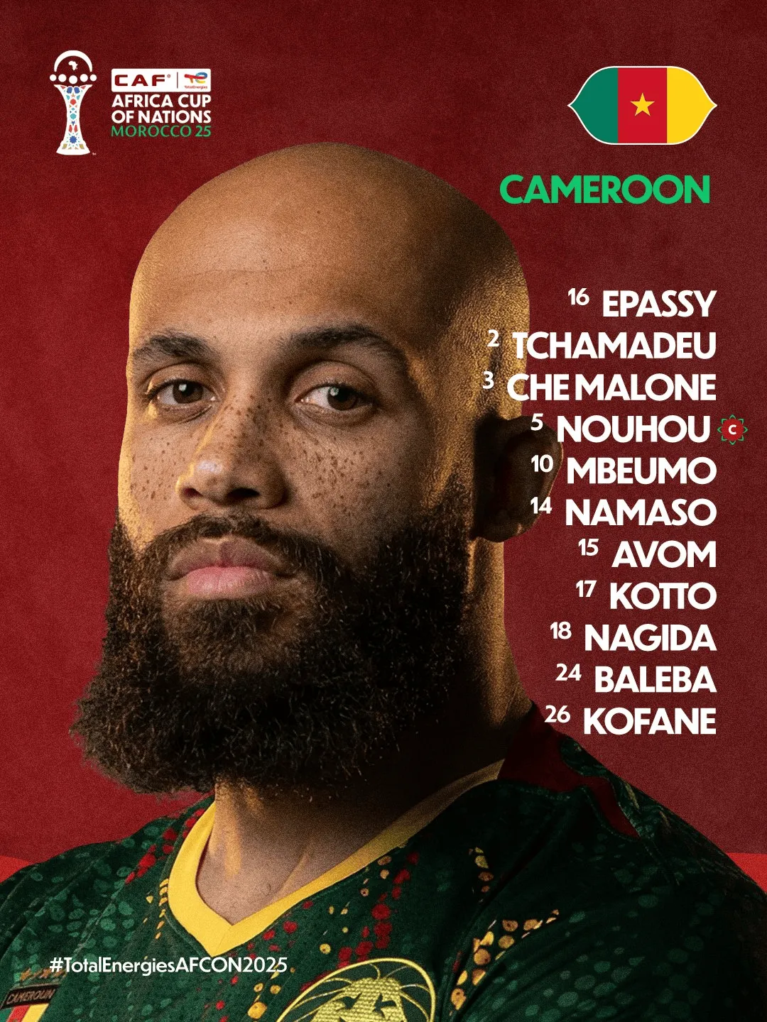 星空体育中国官网-喀麦隆vs摩洛哥首发：姆伯莫PK卜拉欣，阿什拉夫出战